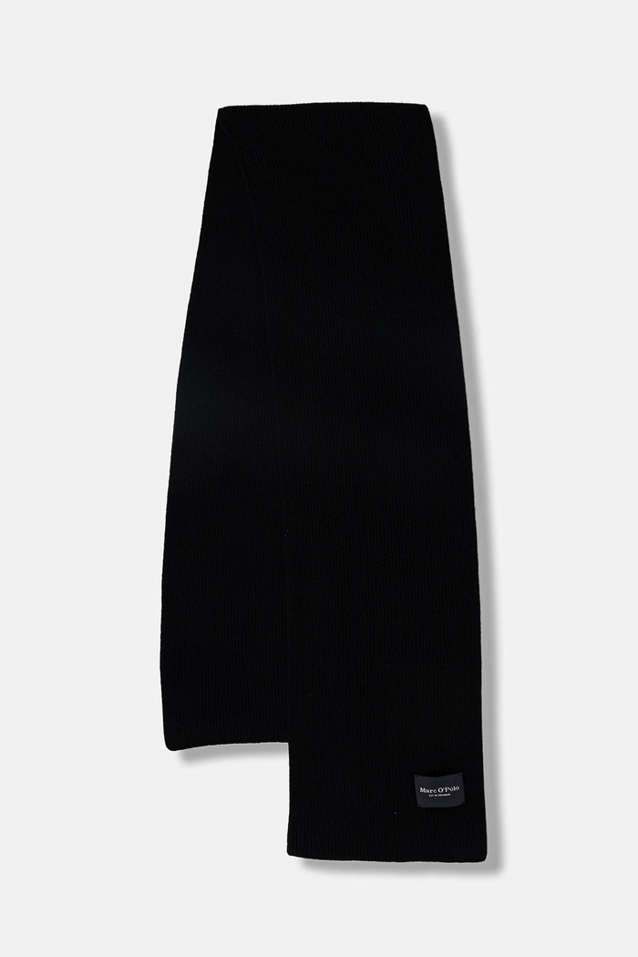 Accesorii Marc O'Polo pălărie și eșarfă din lână 530612809026 negru
