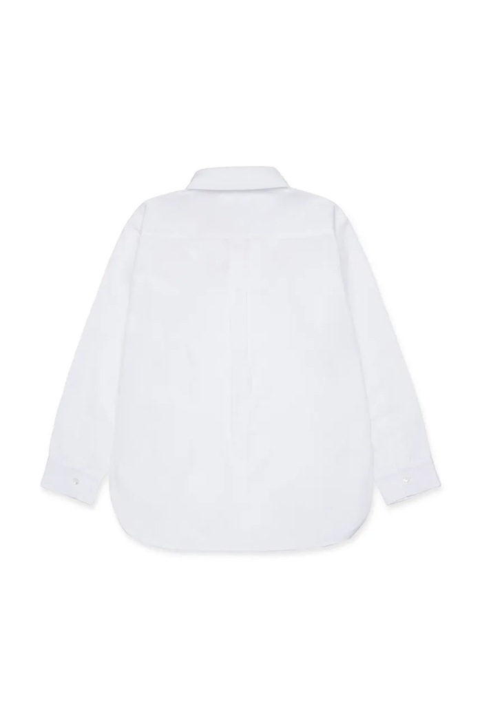 Dievča Detská bavlnená košeľa MAX&Co. MAXC11F SHIRT MX0210 biela