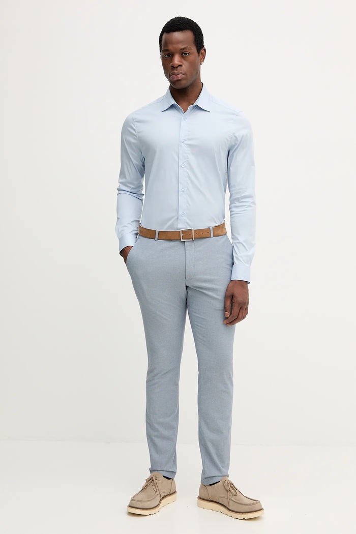 Košile Mos Mosh MANNY 508140 modrá AW25