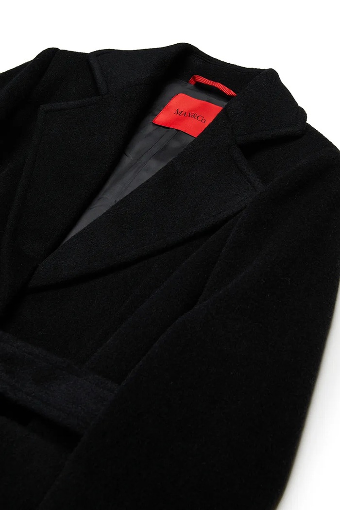 Dziewczynka Max&Co. Płaszcz dziecięcy MAXJ1F JACKET MX0001 czarny