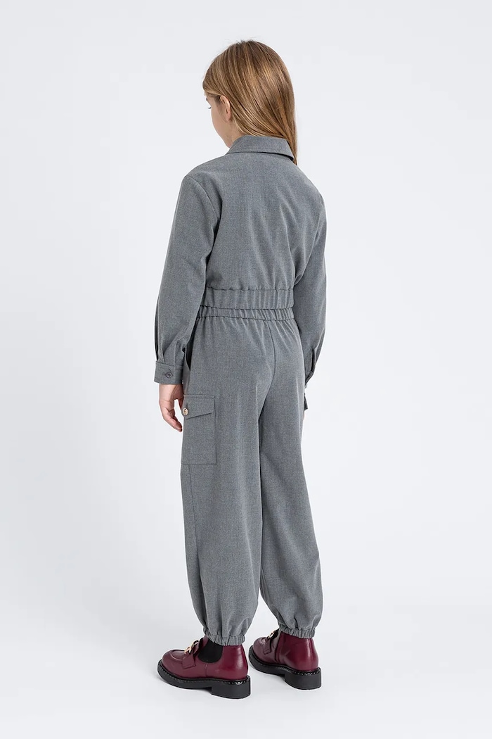 DÍVKA Dětská bunda Twinset 252GJ2270 šedá