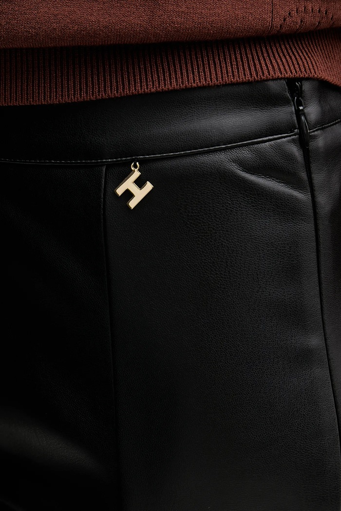 Silvian Heach legginsy MOYANO czarny GPA25514LE