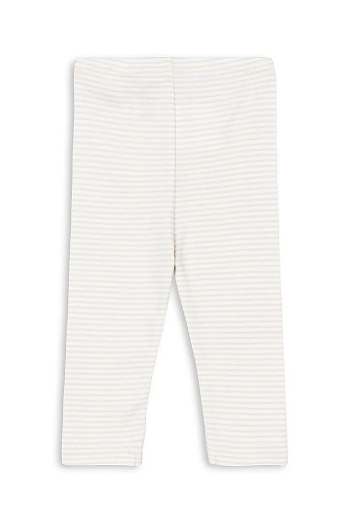 Fanga Fontana legginsy bawełniane niemowlęce FIO STRIPE PANTS OCS FA100044 beżowy ZW25