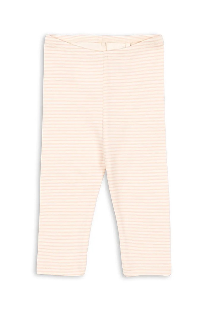 Fanga Fontana legginsy bawełniane niemowlęce FIO STRIPE PANTS OCS bawełna beżowy FA100044