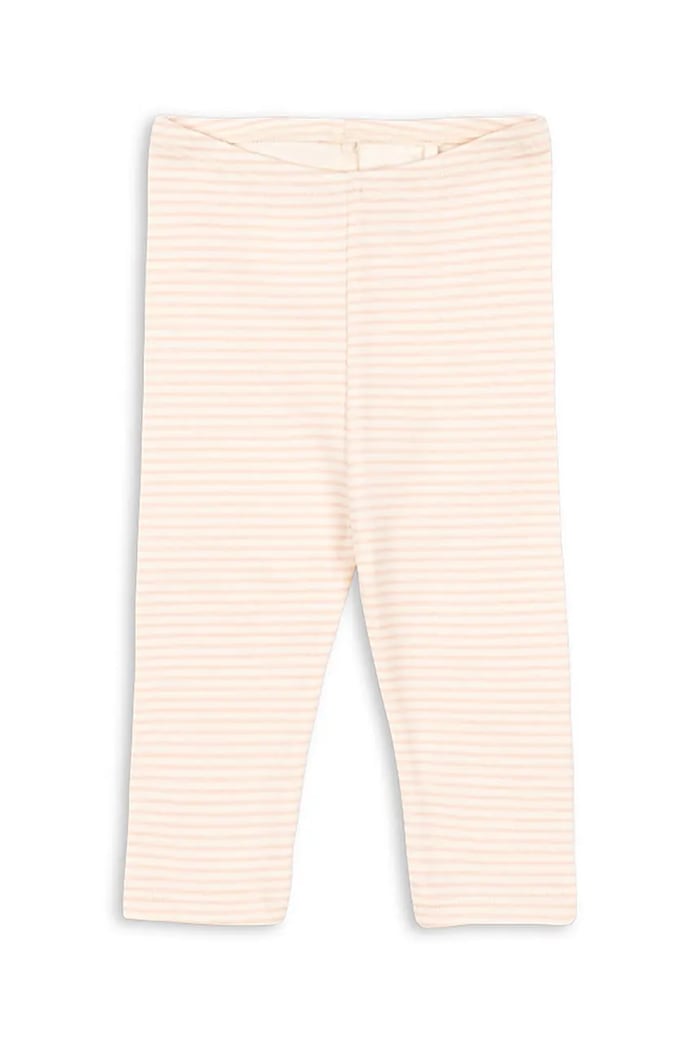 Fanga Fontana legginsy bawełniane niemowlęce FIO STRIPE PANTS OCS bawełna beżowy FA100044