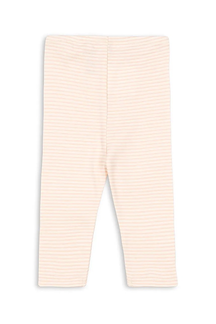 Fanga Fontana legginsy bawełniane niemowlęce FIO STRIPE PANTS OCS FA100044 beżowy ZW25