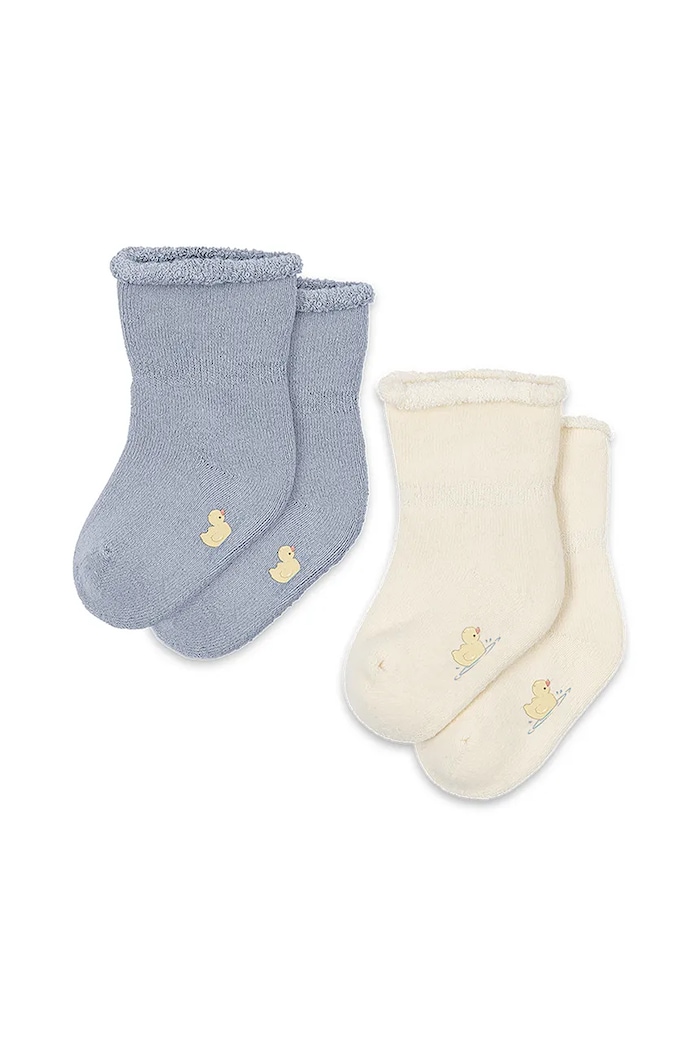 Fanga Fontana șosete bebe VICINO 2 PACK TERRY SOCKS 2-pack albastru FA100050