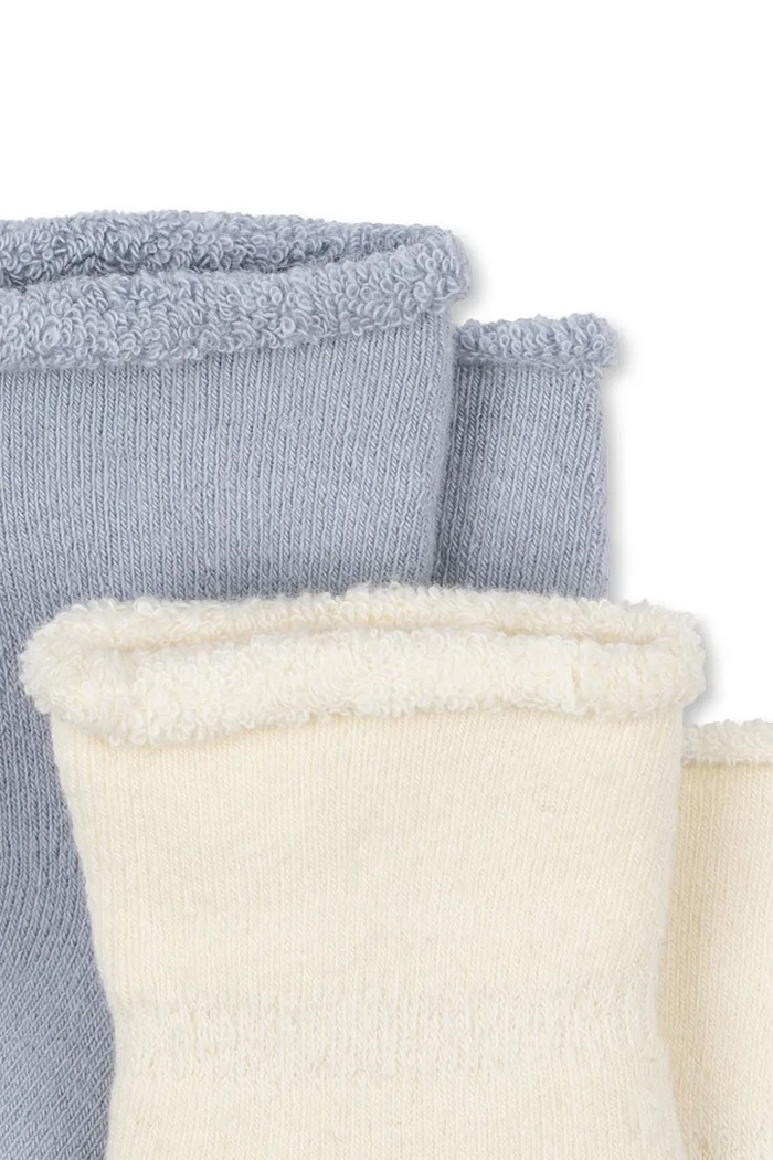 Fanga Fontana șosete bebe VICINO 2 PACK TERRY SOCKS 2-pack FA100050 albastru ZW25