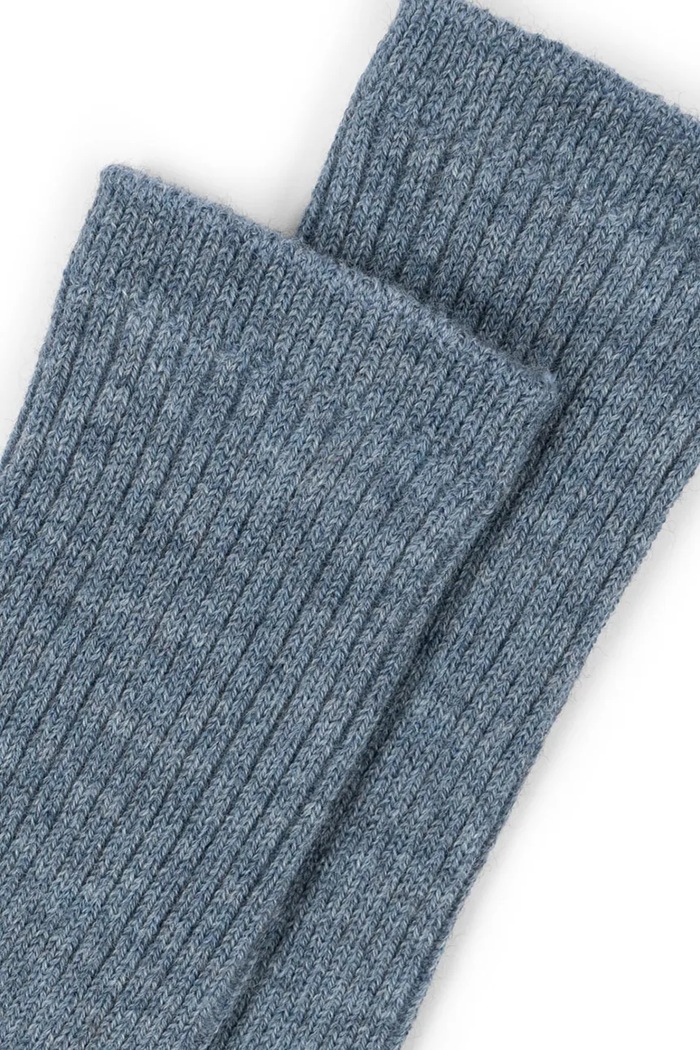 Fanga Fontana șosete de lână lână LIGHT KNITTED SOCKS FA100053 albastru ZW25