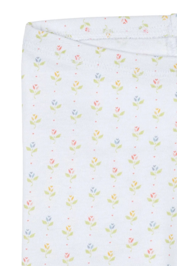 Băieți Fanga Fontana leggins din bumbac pentru bebeluși FIO PANTS OCS FA100055 alb