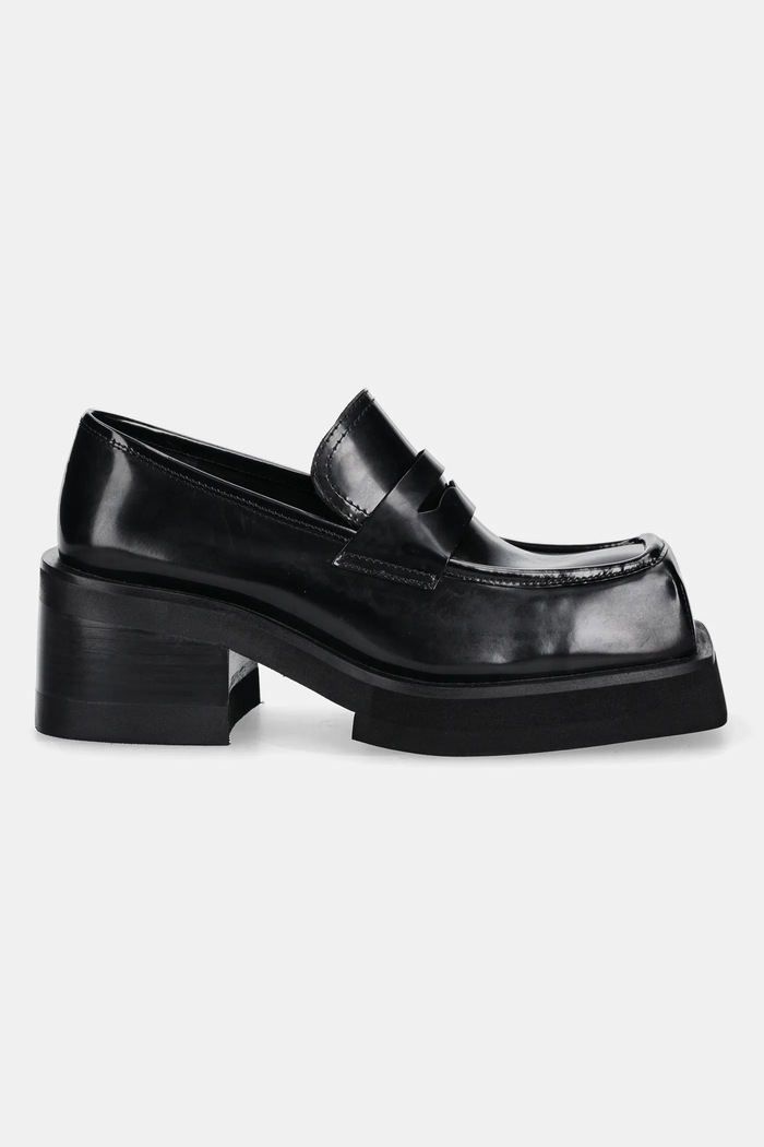 Jeffrey Campbell Δερμάτινες γόβες Jeffrey Campbell CLASSICAL C529EF.08 μαύρο ZW25