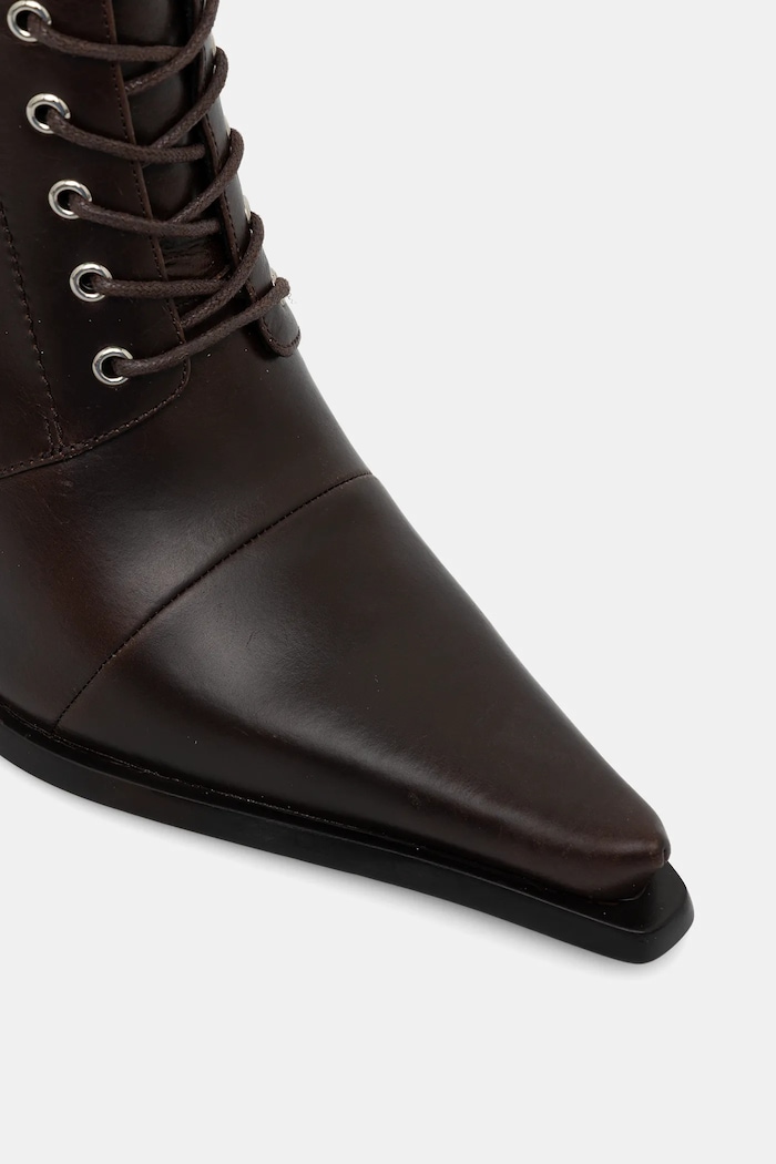 Jeffrey Campbell stivali in pelle LANI-2 marrone JCD.218.6.01