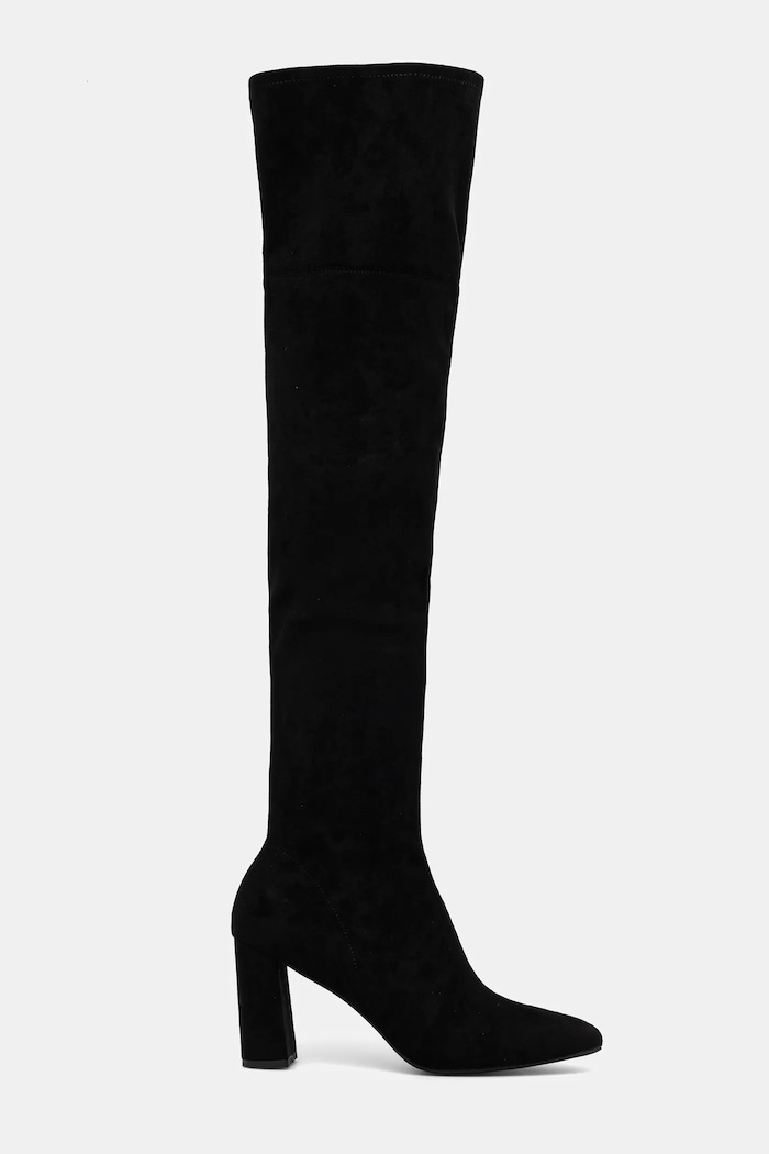 Semišové čižmy Jeffrey Campbell Parisah-2 JC.1253.3.9 čierna ZW25