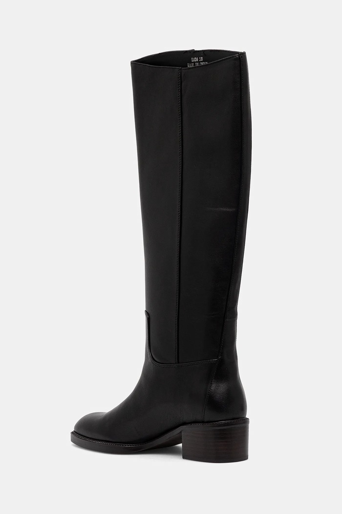 Obuv Kožené čižmy Jeffrey Campbell LADA U321.N01.007 čierna