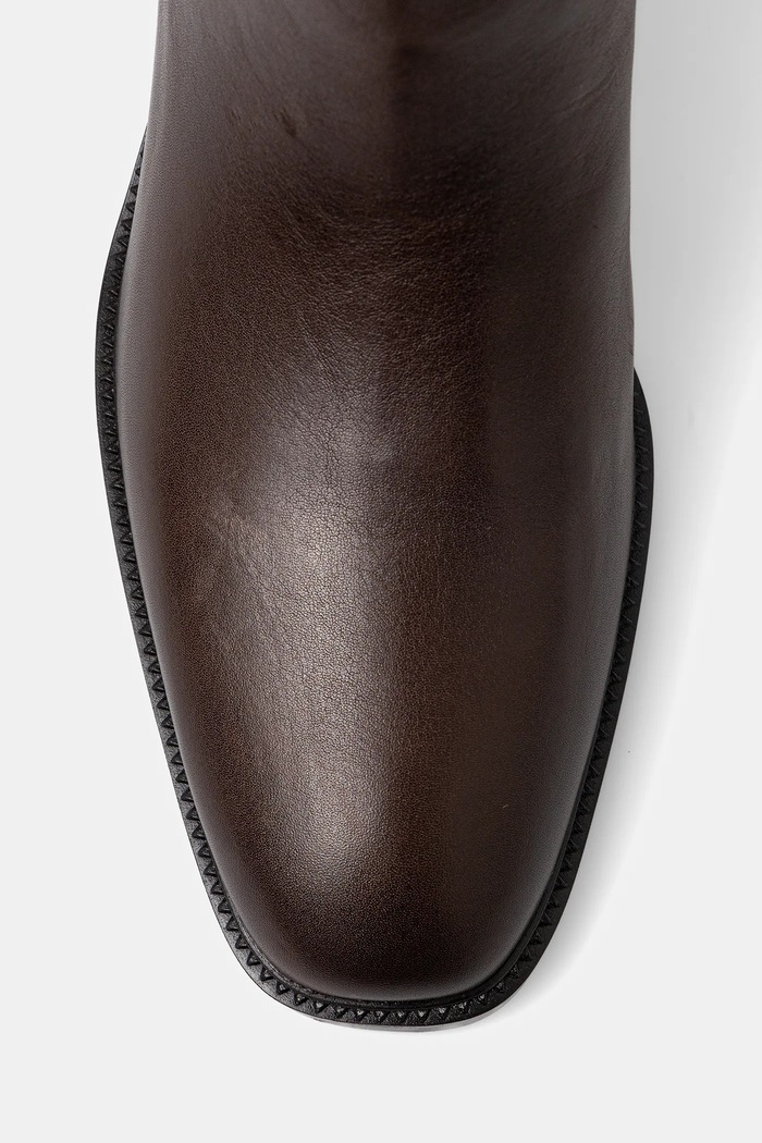 Kožené čižmy Jeffrey Campbell LADA hnedá U321.N01.005