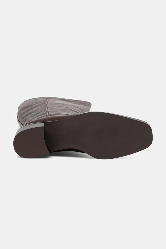 Usnjeni elegantni škornji Jeffrey Campbell LADA U321.N01.003 bordo