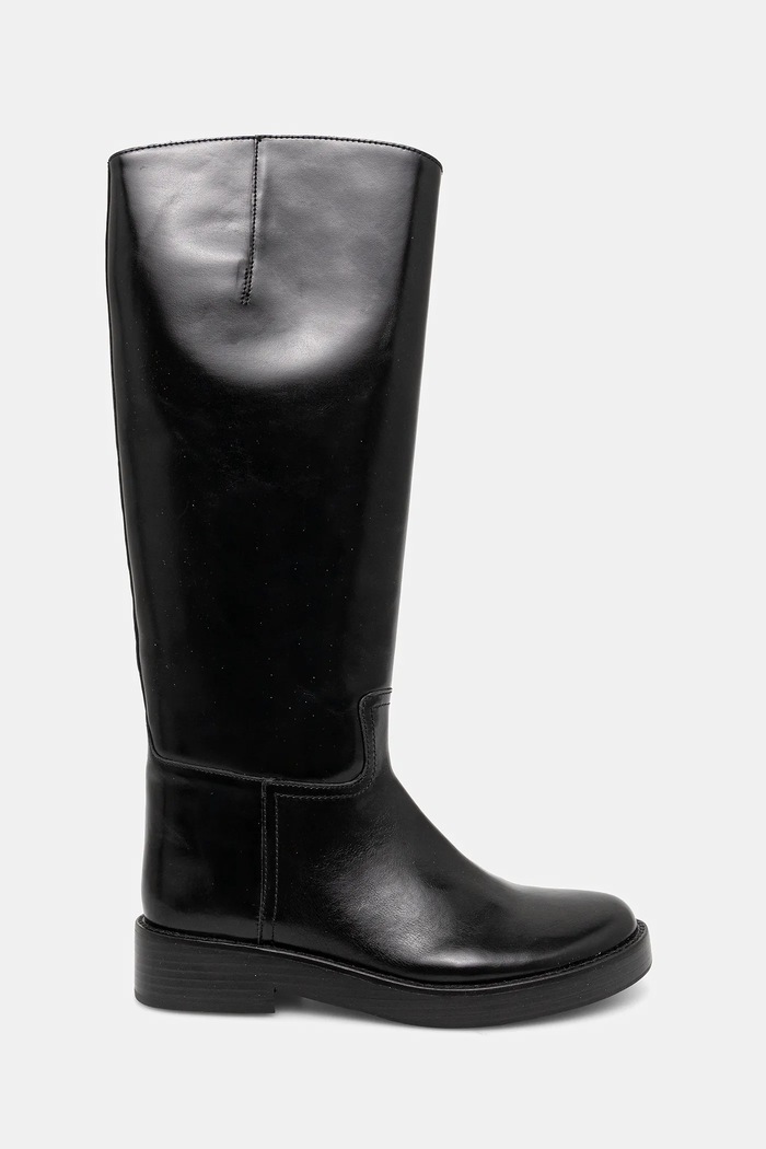 Jeffrey Campbell ghete de piele Marshy JC.1742.1.6 negru ZW25