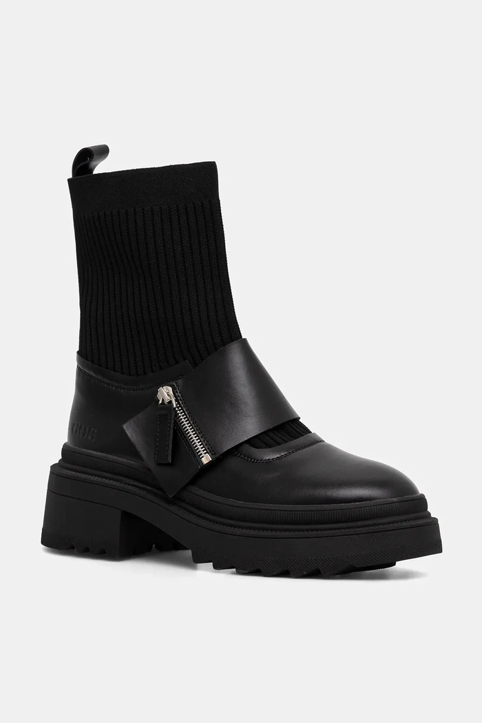 Členkové topánky GOE textilný čierna SS2N4071.BLACK