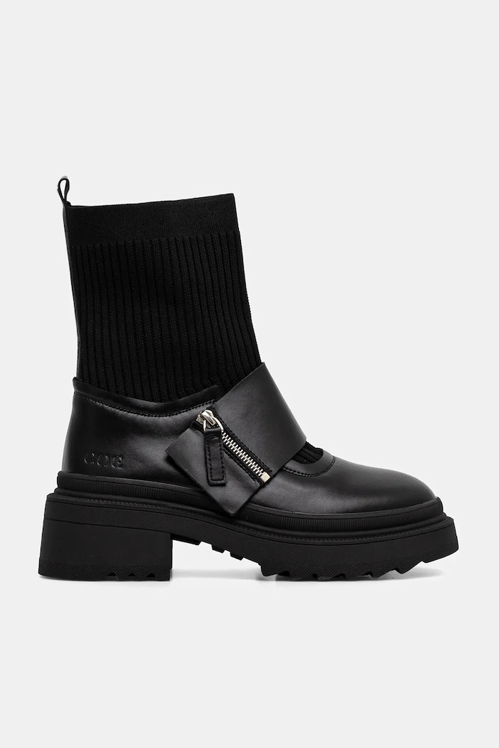 Členkové topánky GOE SS2N4071.BLACK čierna ZW25