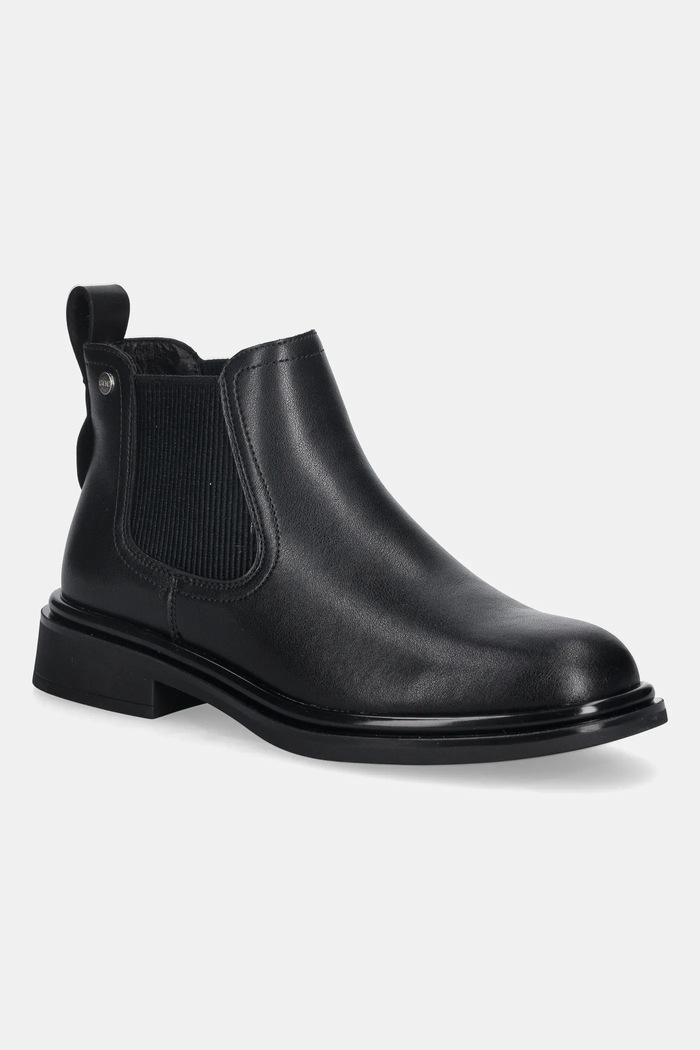 Kožené topánky chelsea GOE usňová koža čierna SS2N4104.BLACK