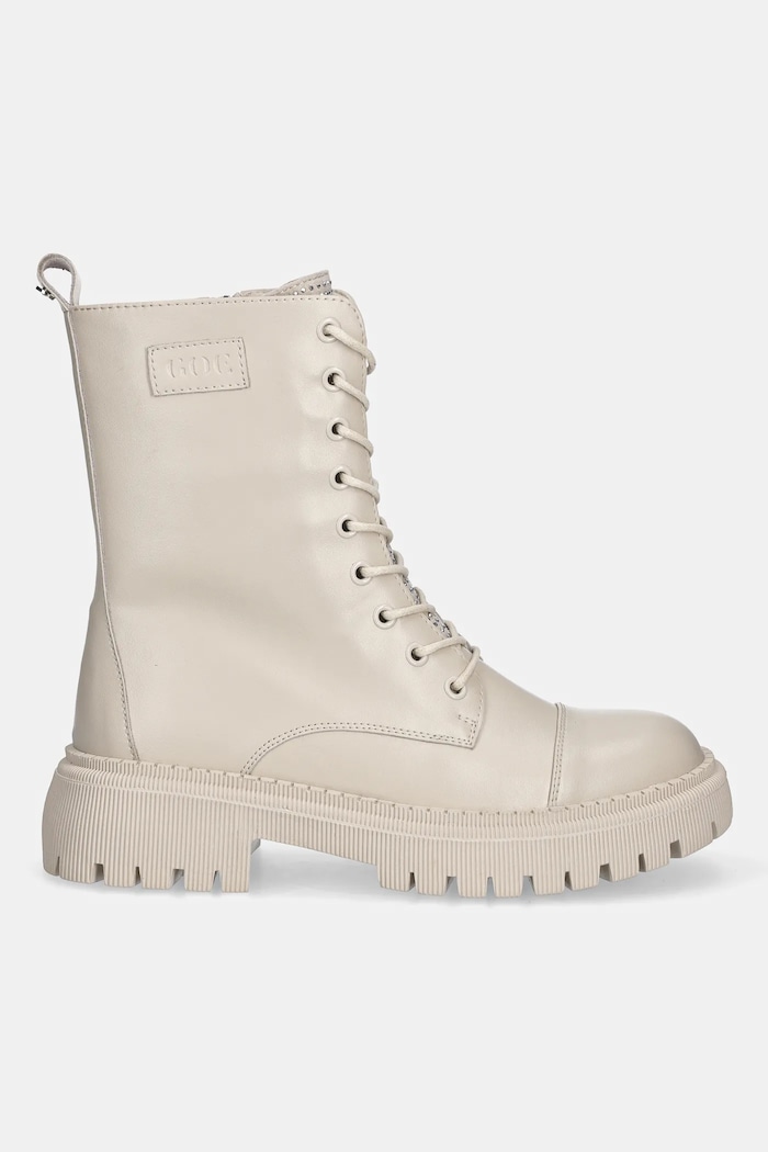 Kožené workery GOE SS2N4122.BEIGE béžová ZW25