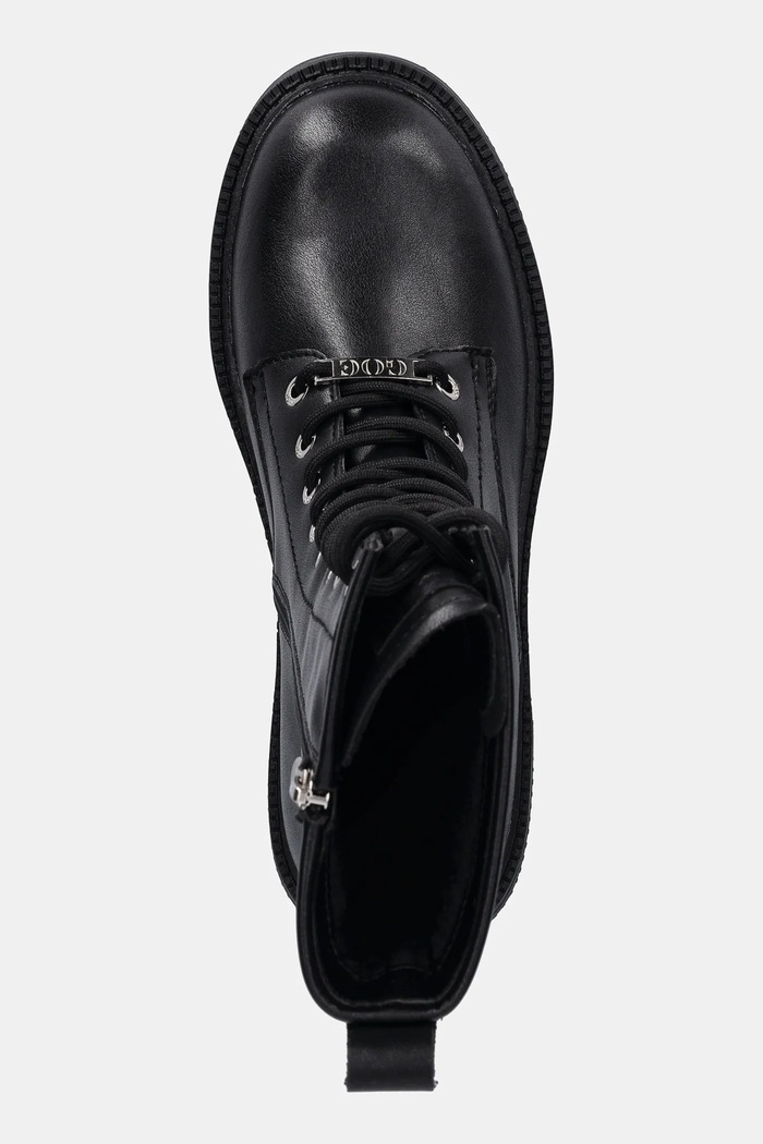 Kožené členkové topánky GOE čierna SS2N4130.BLACK