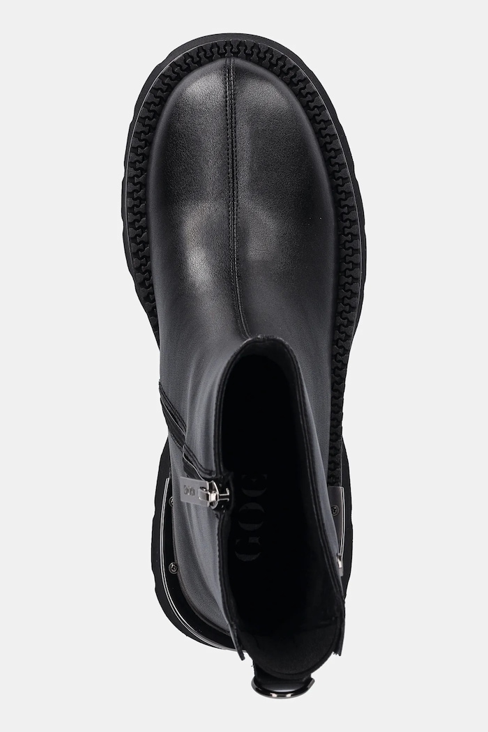 Kožené členkové topánky GOE čierna SS2N4143.BLACK