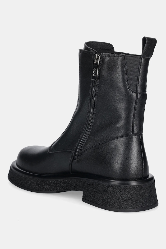 Obuv Kožené členkové topánky GOE SS2N4145.BLACK čierna