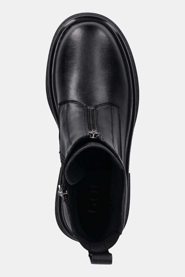 Kožené členkové topánky GOE čierna SS2N4145.BLACK