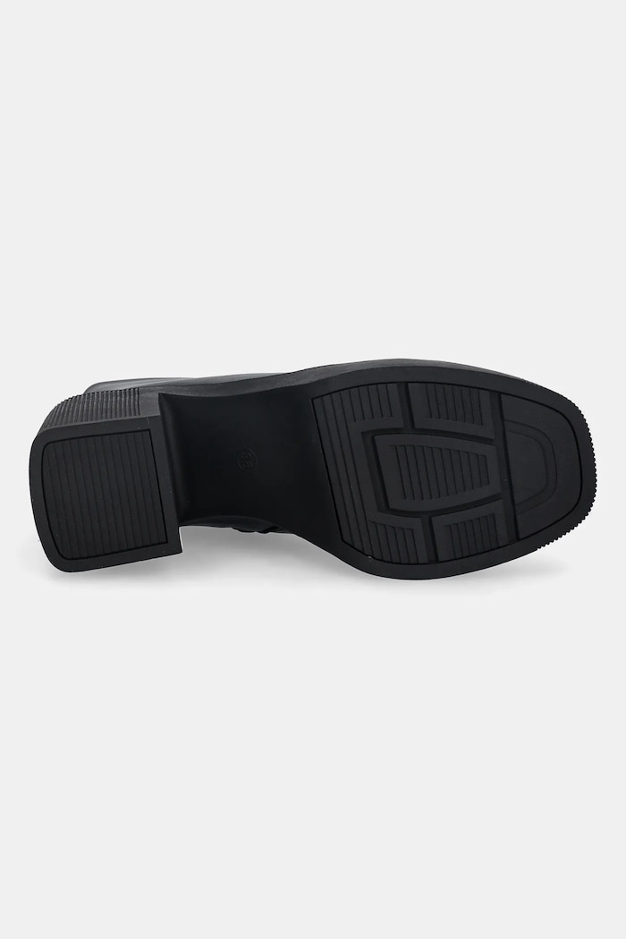 GOE botki skórzane SS2N4151.BLACK czarny