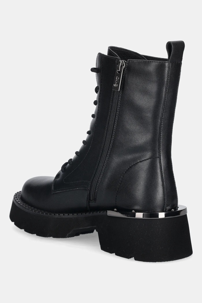 Обувь Goe Кожаные полусапоги GOE SS2N4164.BLACK чёрный