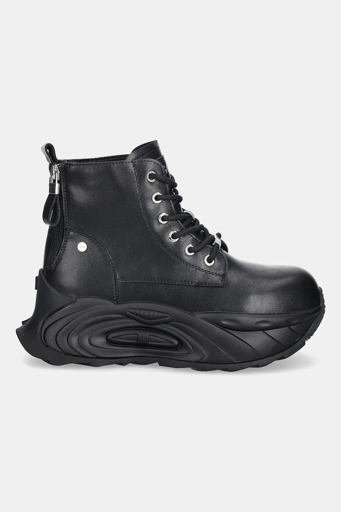 Kožené tenisky GOE SS2N4301.BLACK čierna ZW25