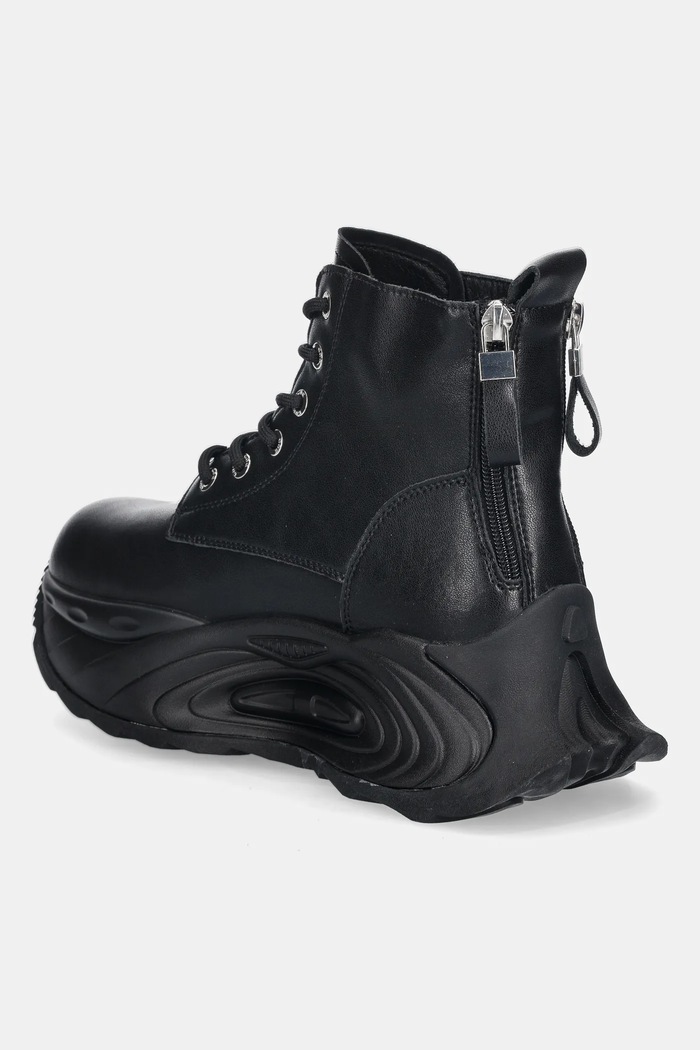 Obuv Kožené tenisky GOE SS2N4301.BLACK čierna