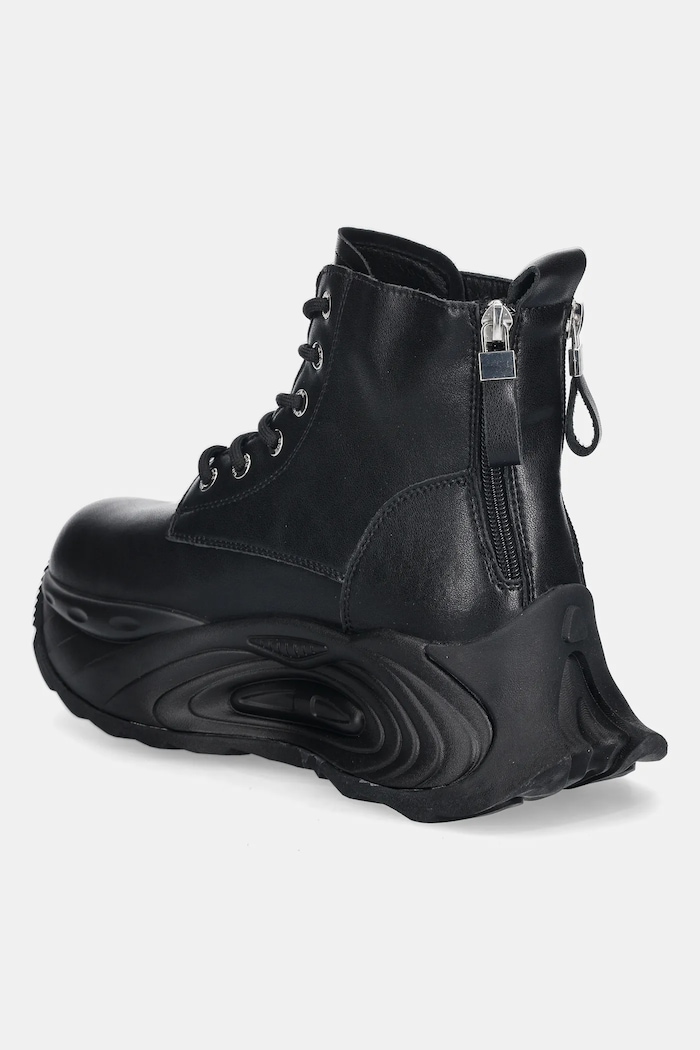 Obuv Kožené tenisky GOE SS2N4301.BLACK čierna