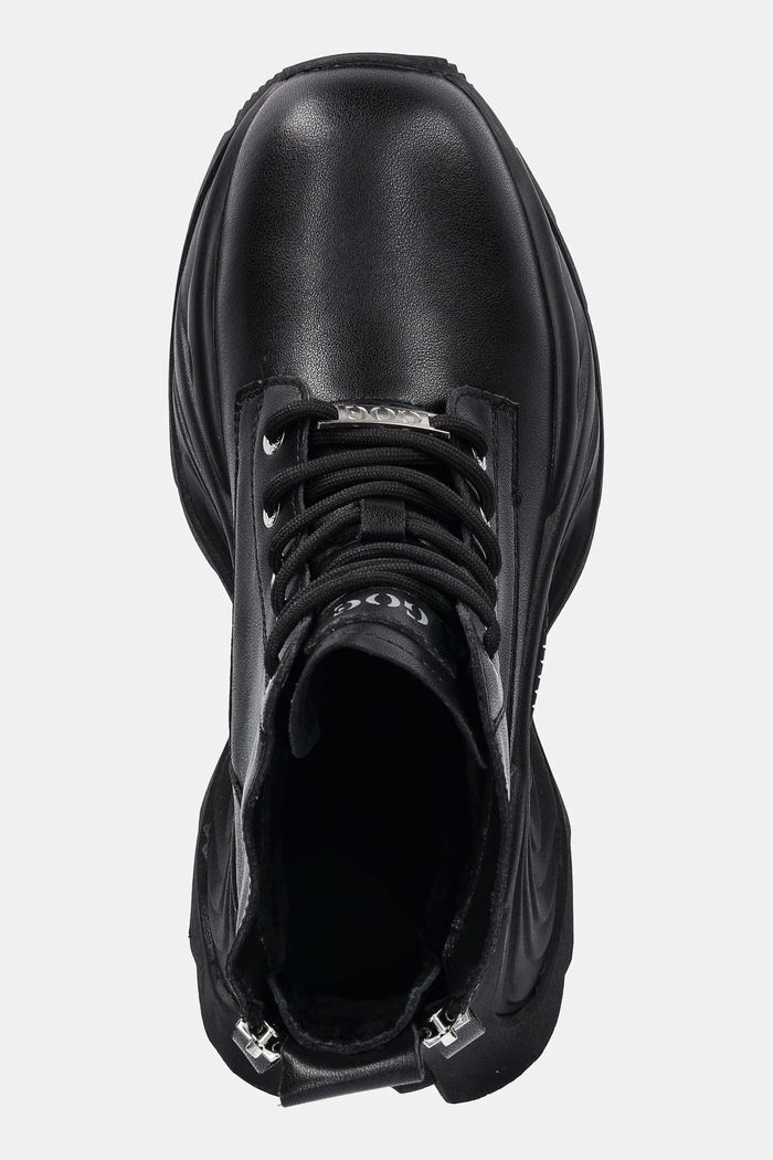 Kožené tenisky GOE čierna SS2N4301.BLACK