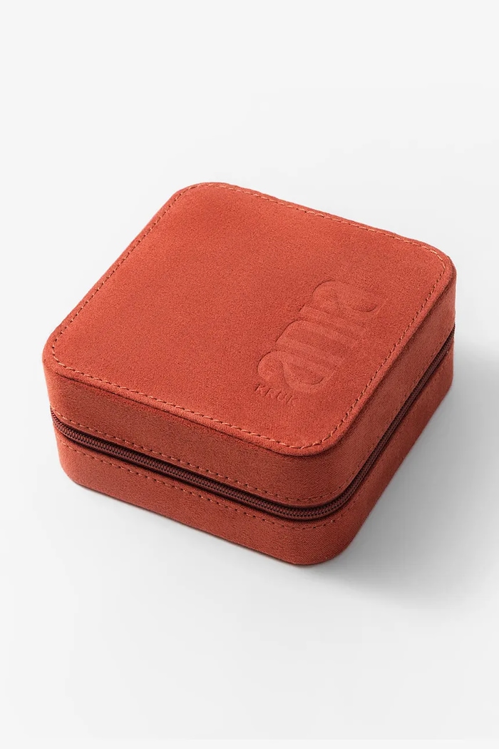 ANIA KRUK cofanetto per gioielli 11,2 × 11,2 × 5,8 cm rosso AWTEA0025