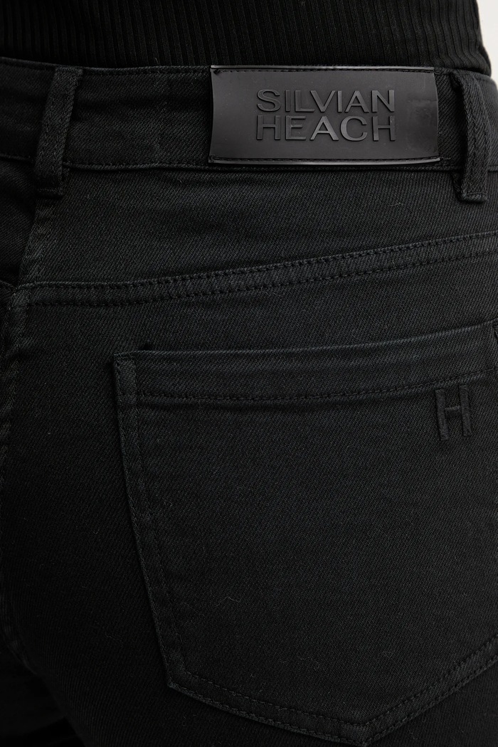 Silvian Heach jeans WHITAKER negru GPA25023JE