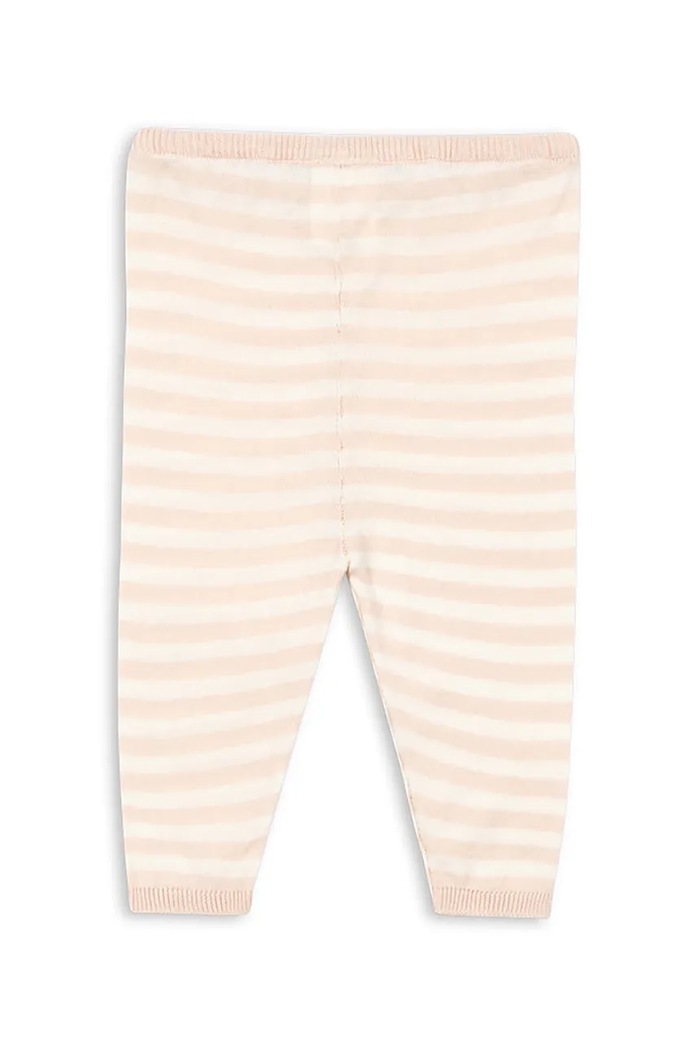 Detské bavlnené nohavičky Fanga Fontana VENTI KNIT PANTS GOTS FA100014 béžová ZW25