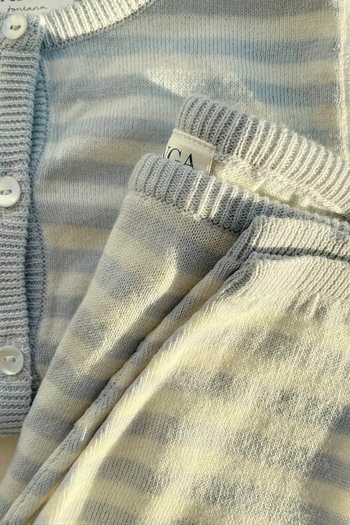 Fanga Fontana Pantaloni in cotone neonati VENTI KNIT PANTS GOTS FA100014