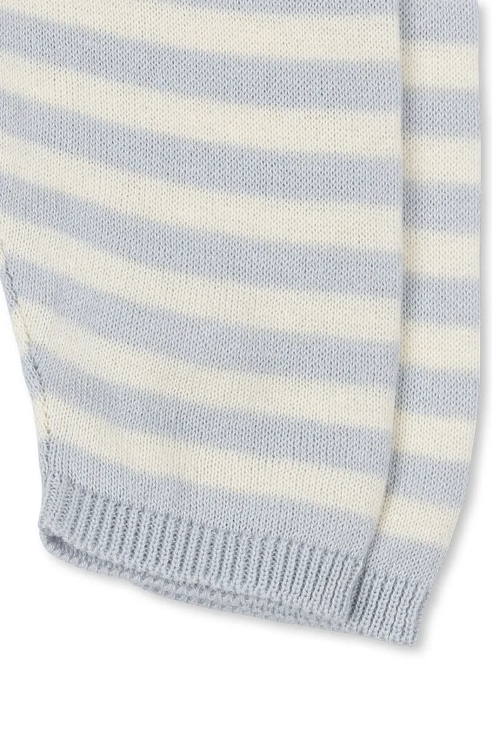 Pantaloni in cotone neonati VENTI KNIT PANTS GOTS Fanga Fontana FA100014 blu