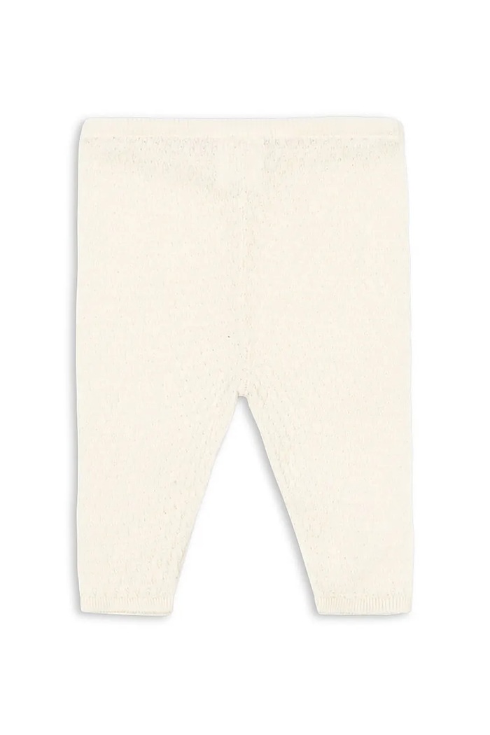 Fanga Fontana spodnie bawełniane niemowlęce VENTI POINTELLE PANTS GOTS FA100015 beżowy ZW25