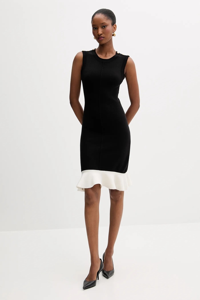 Silvian Heach rochie ESPINOSA GPA25136VE negru ZW25