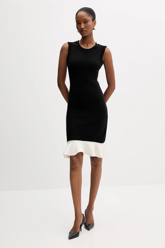 Silvian Heach rochie ESPINOSA GPA25136VE negru ZW25