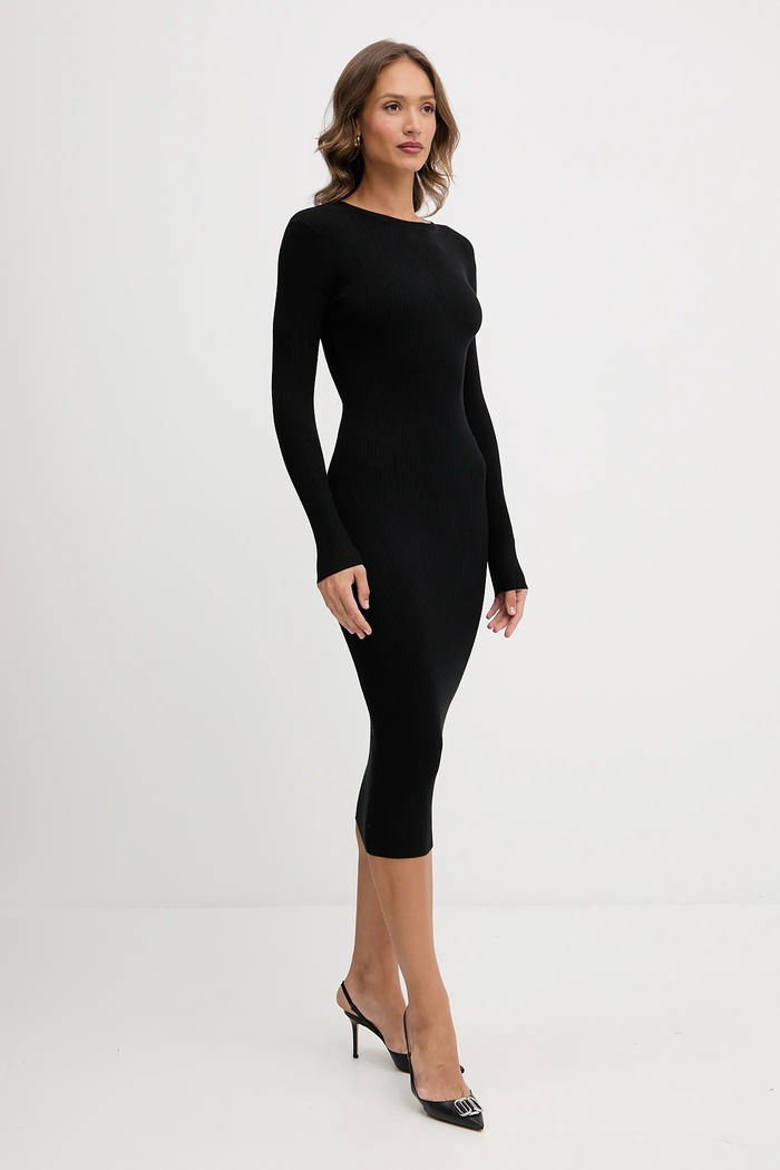 Silvian Heach rochie SZABO GPA25057VE negru ZW25