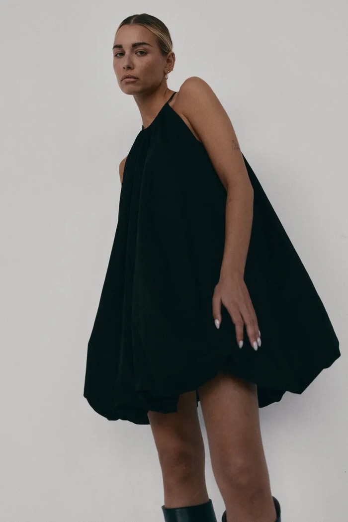 MUUV. rochie LOU suk.kr.LOU negru ZW25