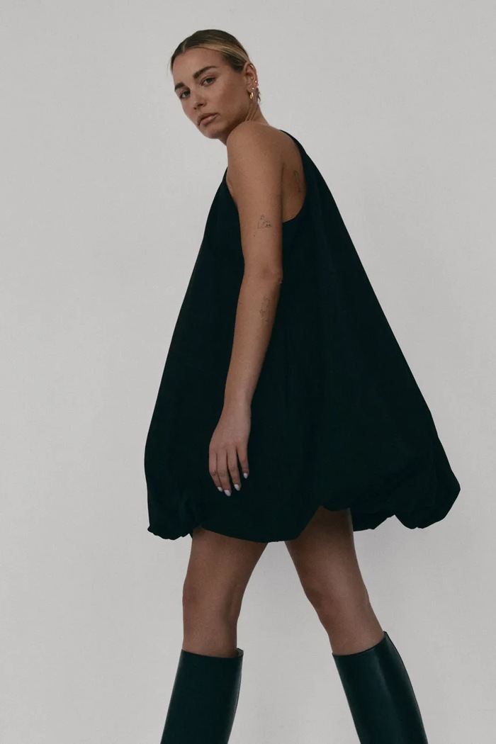 MUUV. rochie LOU suk.kr.LOU negru