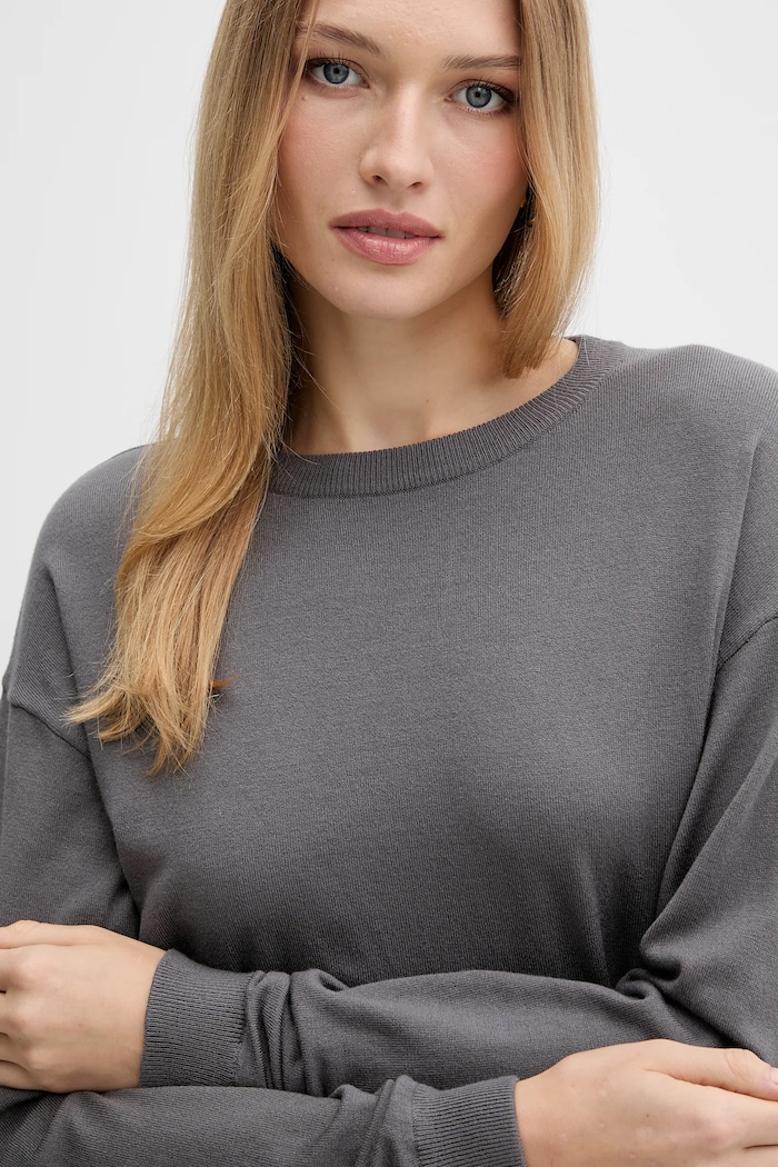 Silvian Heach maglione BENITEZ grigio GPA25553MA