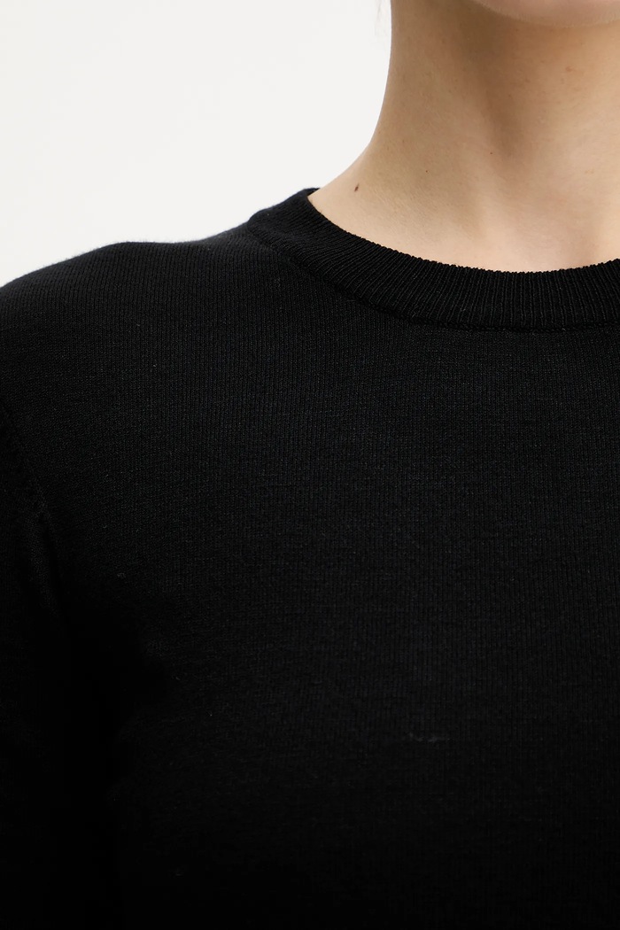 T-shirt ATLAM Silvian Heach czarny GPA25040MA