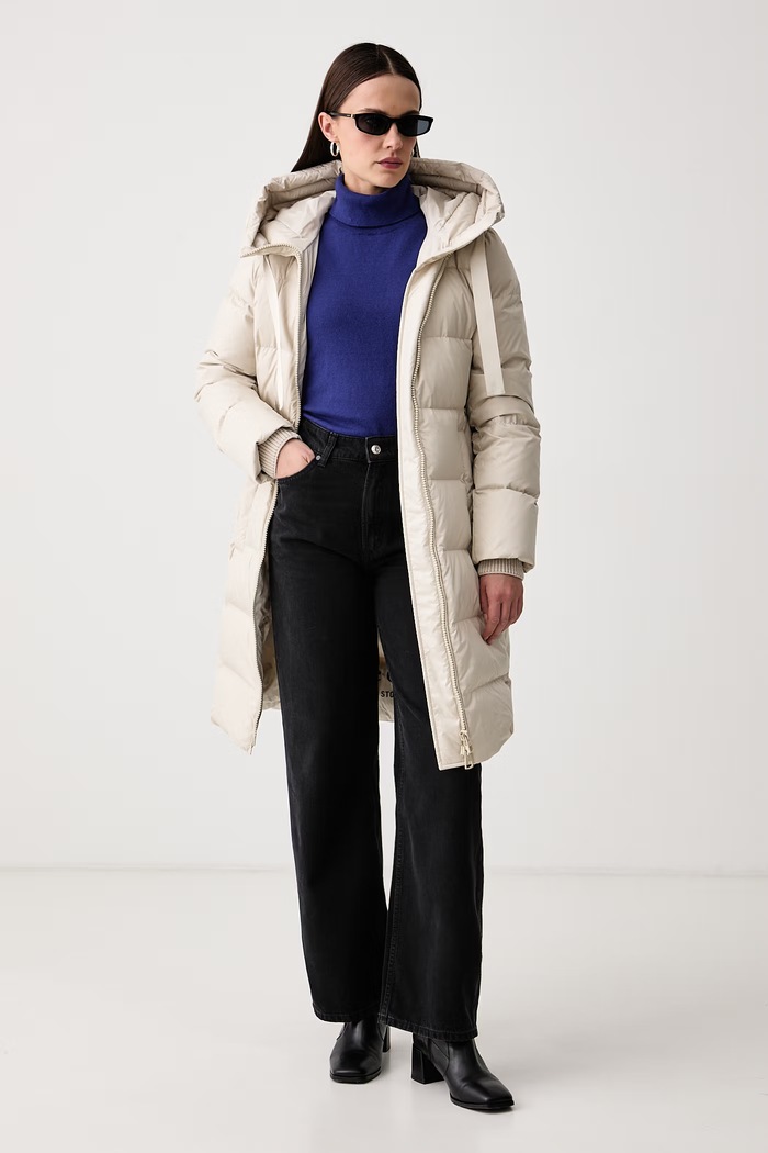 Marc O'Polo Sweter damski z bawełną 5000007462 fioletowy AW26