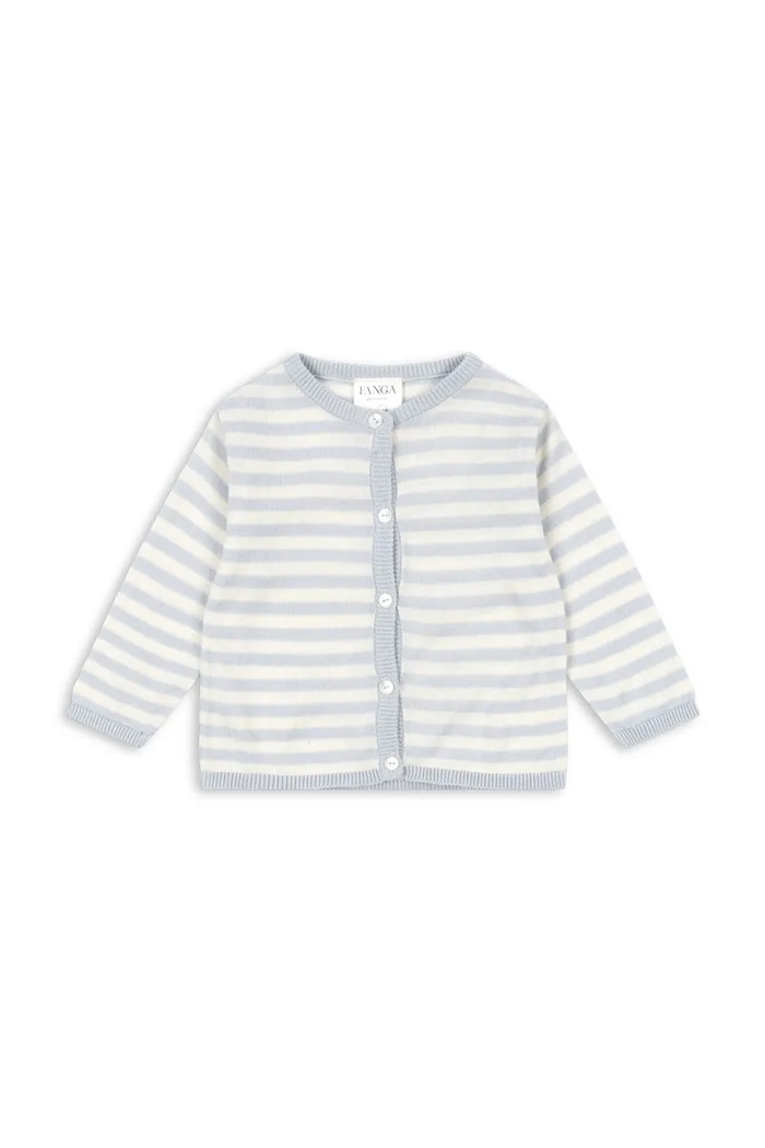 Fanga Fontana Kardigán pre bábätká Fanga Fontana VENTI KNIT CARDIGAN GOTS modrá FA100058